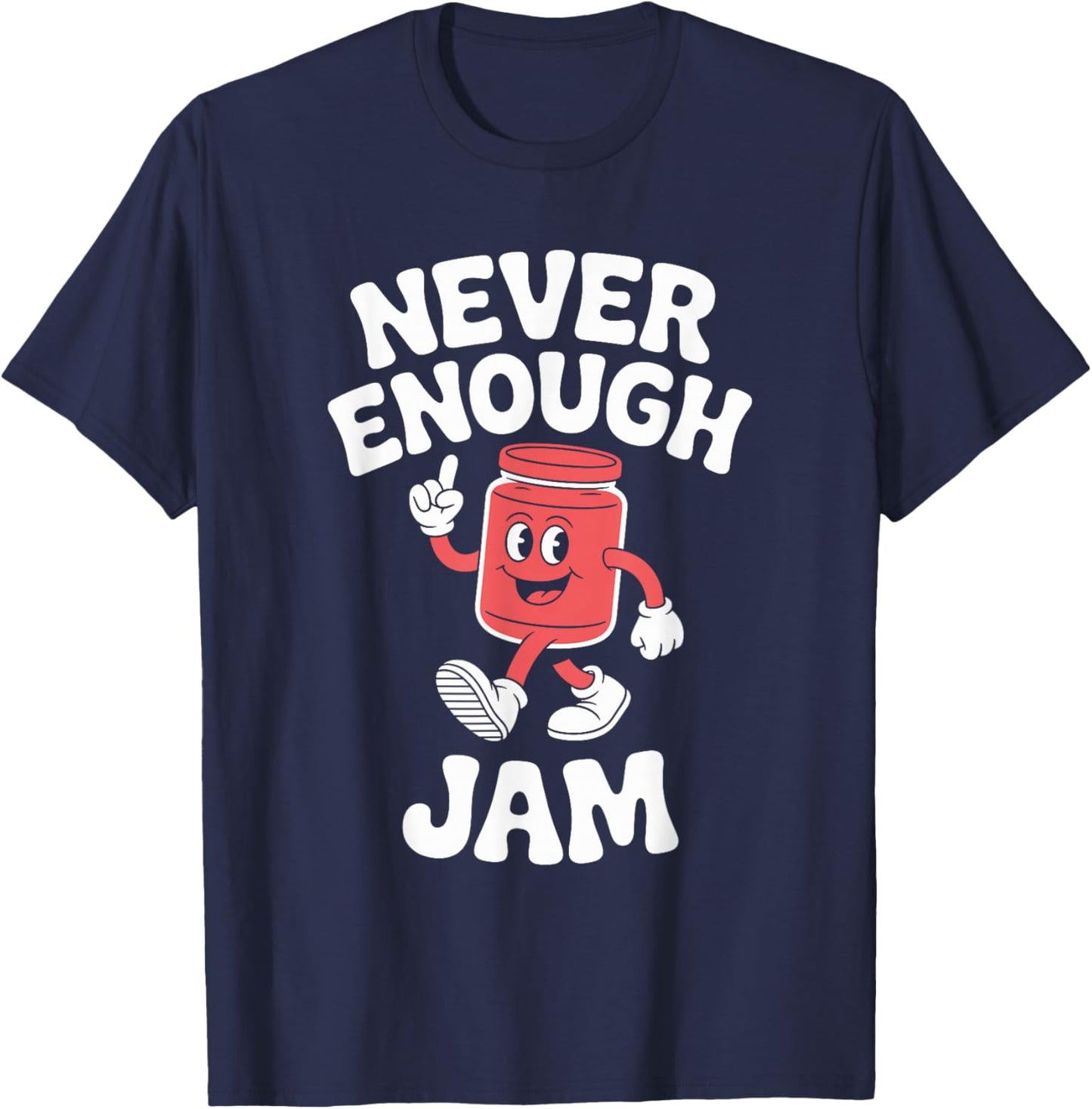Funny Jam Retro T-Shirt - T-Shirt | Navy