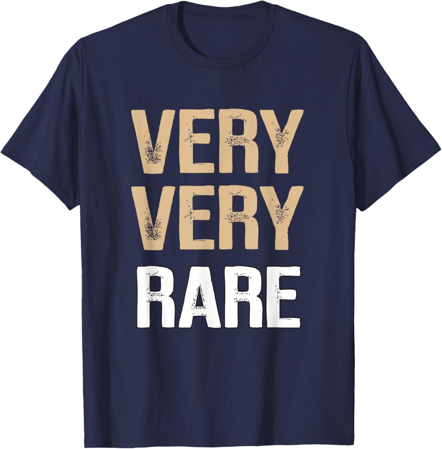 Tan Color Very-x2 Rare Tan Graphic T-Shirt - T-Shirt | Navy