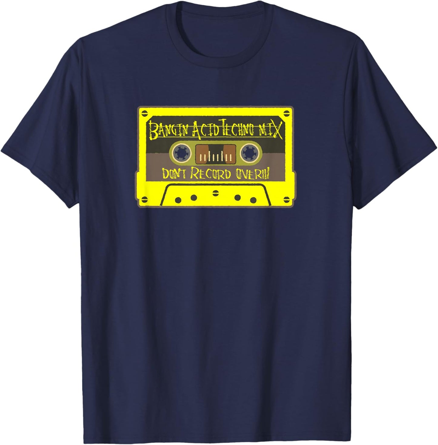 Acid Techno Energy | Underground Rave Vibes T-Shirt - T-Shirt | Navy