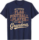 My Favorite Flag Football Player Calls Me Grandma T-Shirt - T-Shirt | Navy