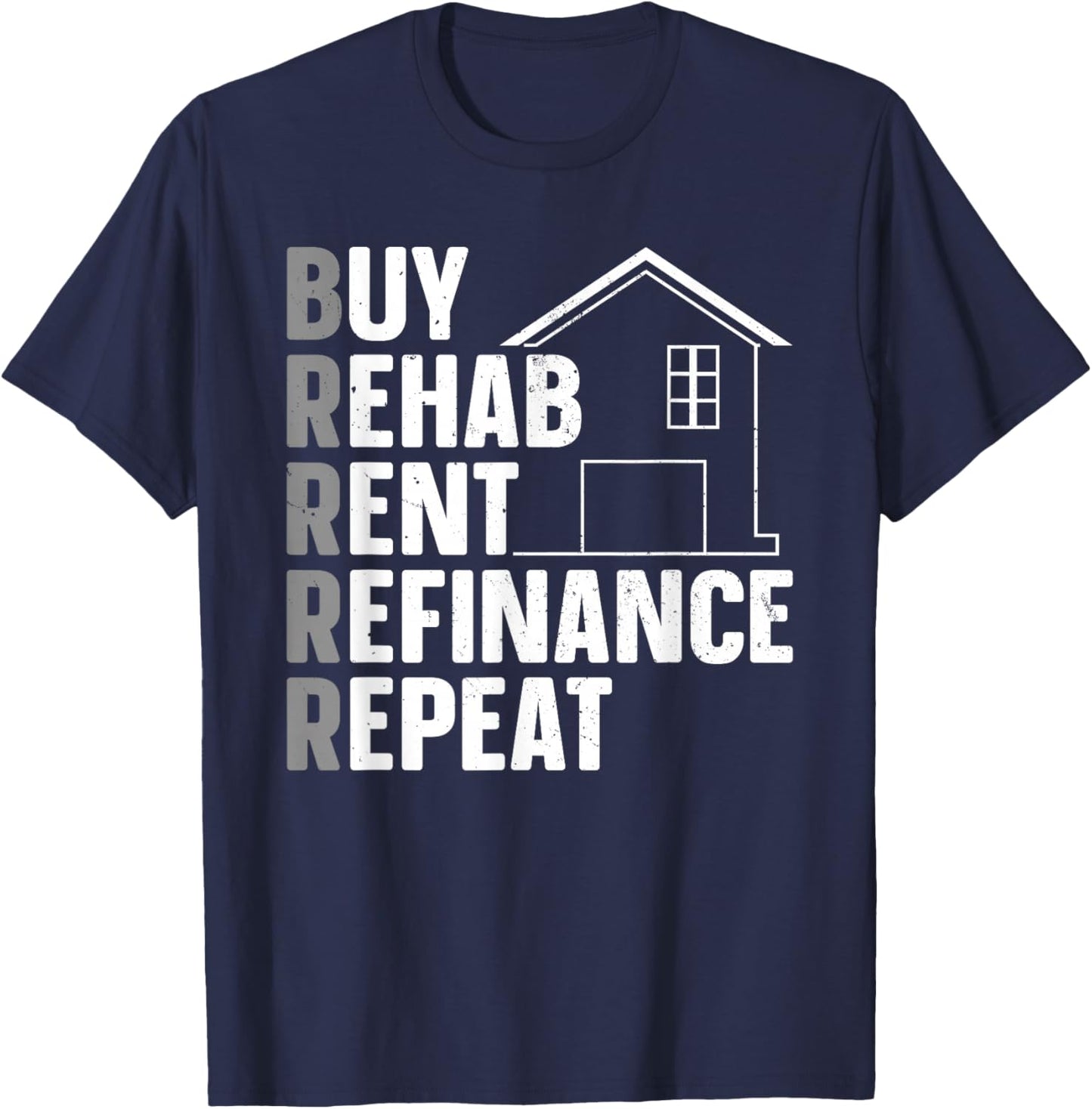 Cool Real Estate Investor Art Women Rental Property T-Shirt - T-Shirt | Navy