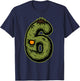 Couple Halloween Costume Duo Costume 6 7 Zombie Number 7 T-Shirt - T-Shirt | Navy