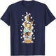 Funny Basset Hound Easter Egg Kids Easter Day T-Shirt - T-Shirt | Navy