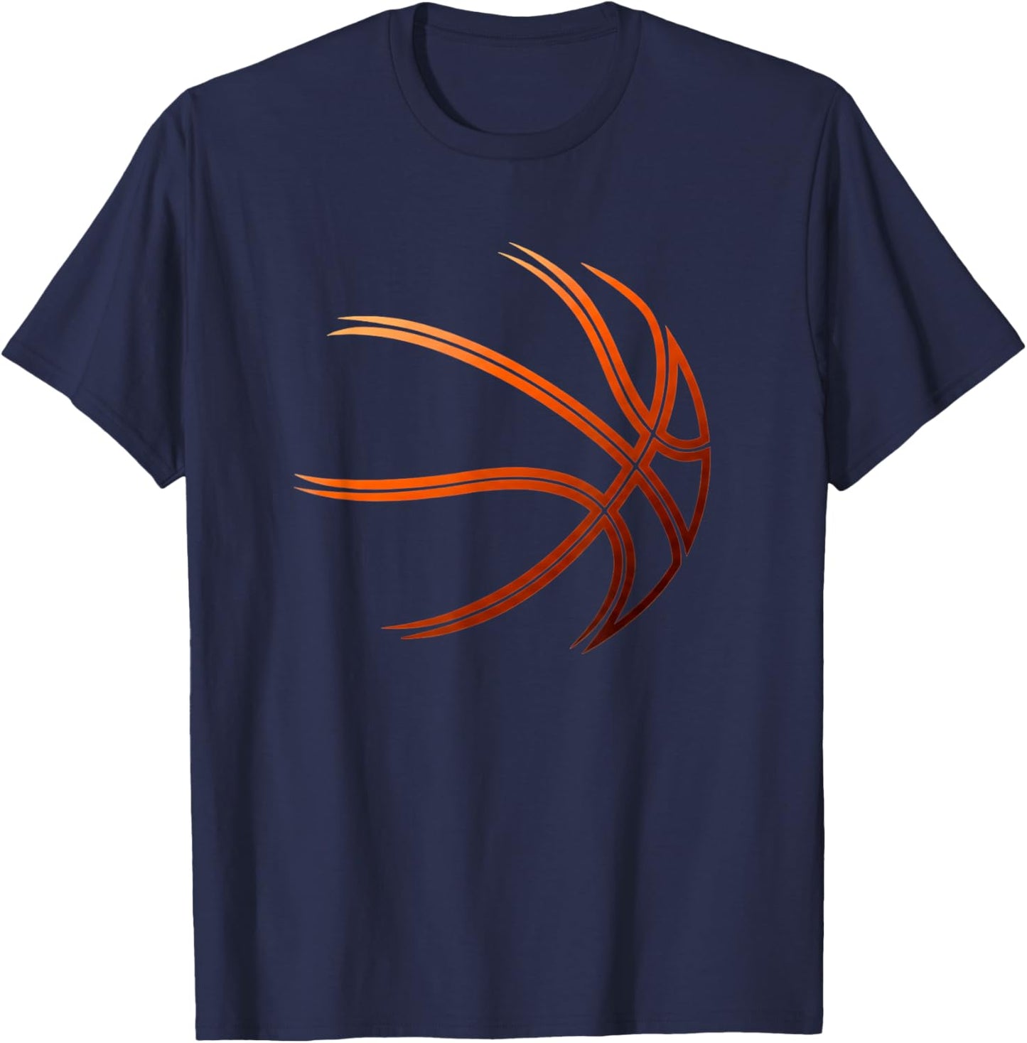 Basketball Silhouette Basketball Bball Sport T-Shirt - T-Shirt | Navy