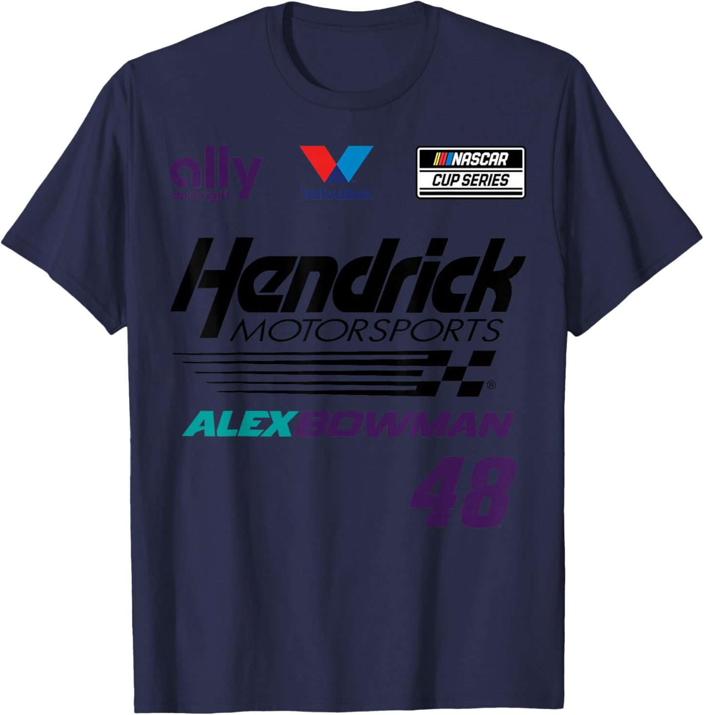 NASCAR - Alex Bowman - Jersey T-Shirt - T-Shirt | Navy