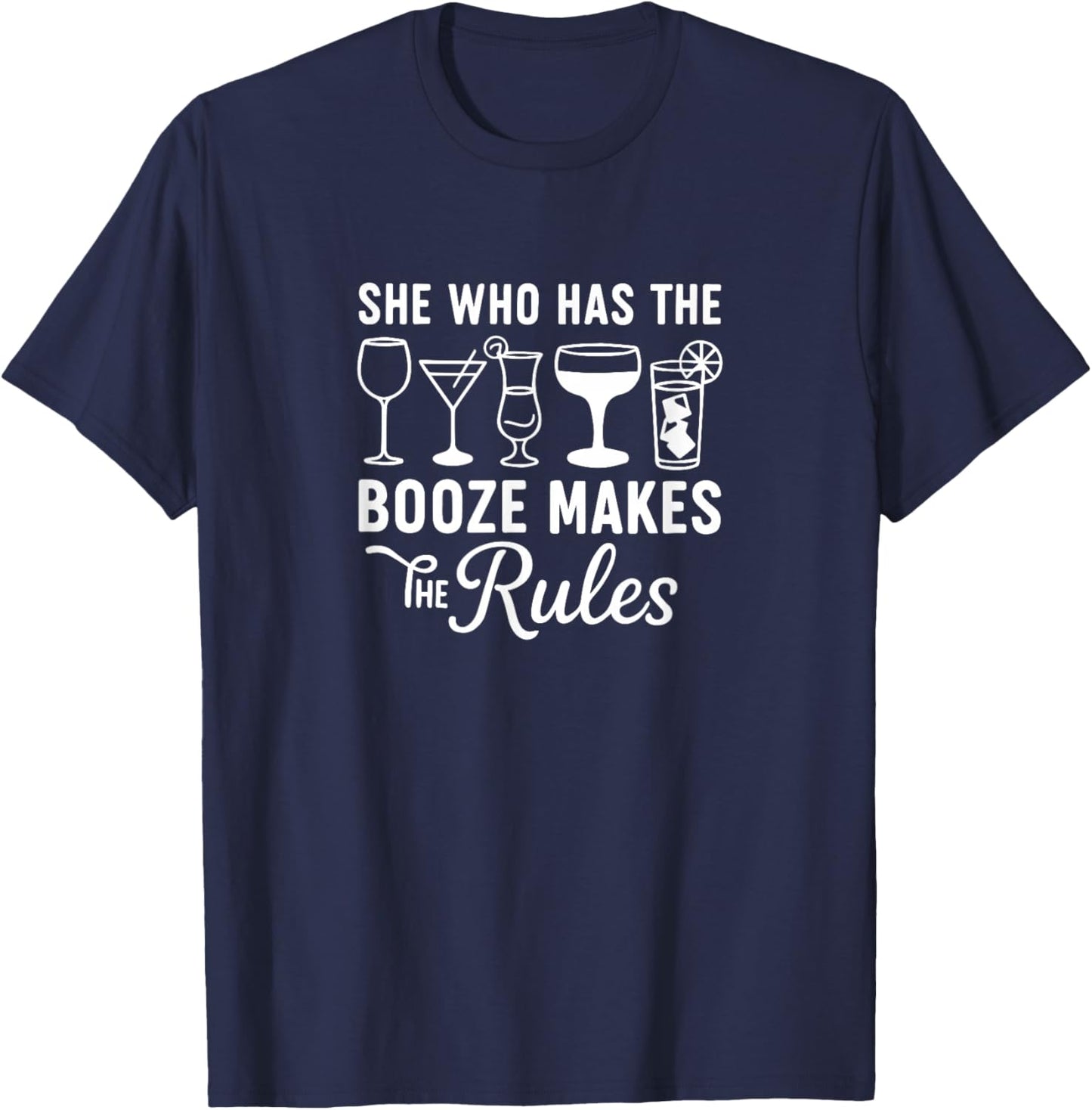 Bartender Funny Saying Graphic T-Shirt - T-Shirt | Navy