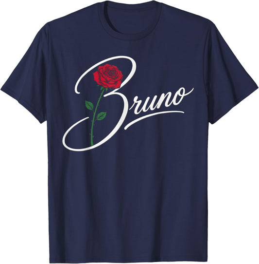 Vintage Bruno Name Classic Gift Women Kid T-Shirt - T-Shirt | Navy