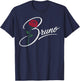 Vintage Bruno Name Classic Gift Women Kid T-Shirt - T-Shirt | Navy
