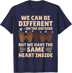 Same Heart Black History Month African American Women Kids T-Shirt - T-Shirt | Navy
