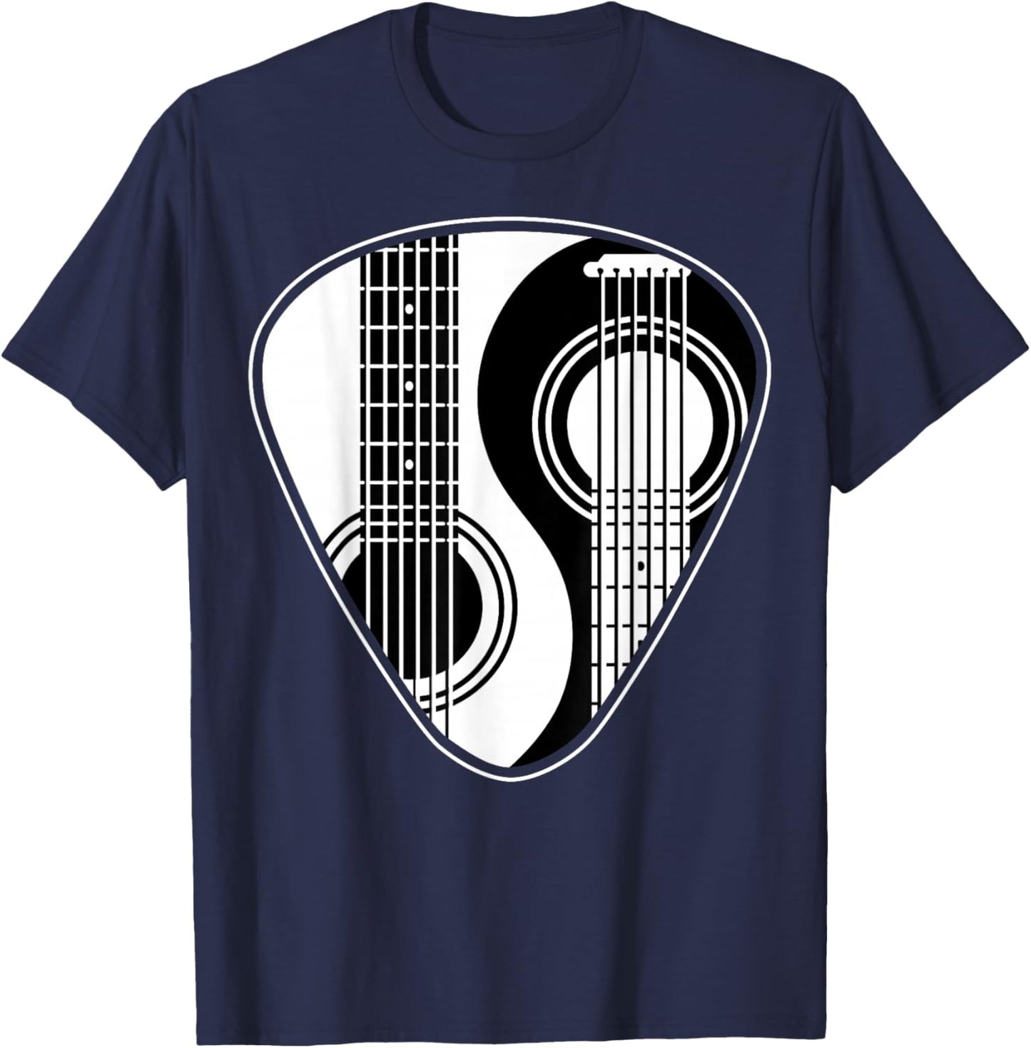 Pajuelas Guitarra, púas, plumillas plectros Guitar Guitarist T-Shirt - T-Shirt | Navy