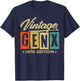 Retro Vintage Gen X 1970 Edition 56 Years Old 56th Birthday T-Shirt - T-Shirt | Navy