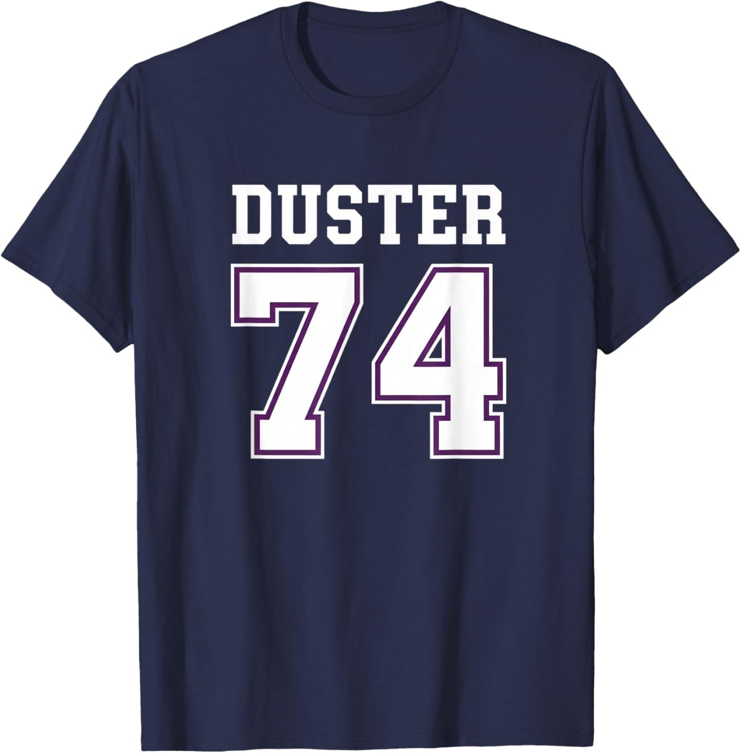 Duster 74 Plymouth Duster Muscle Car Racing Number Vintage T-Shirt - T-Shirt | Navy