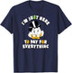 Scrooge McDuck I'm Just Here to Pay for Everything T-Shirt - T-Shirt | Navy