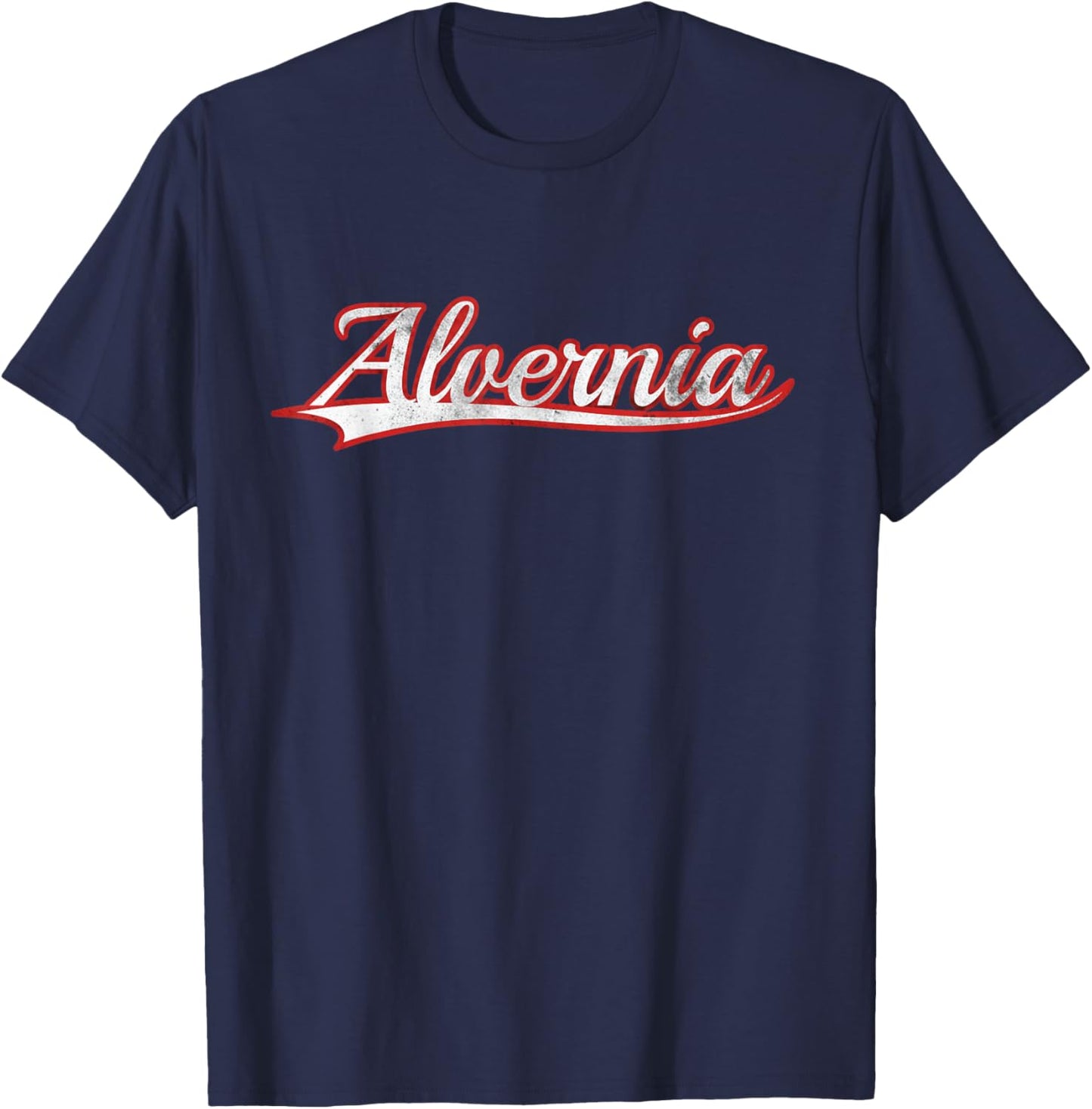 Alvernia Reading Catholic Vintage Varsity T-Shirt - T-Shirt | Navy