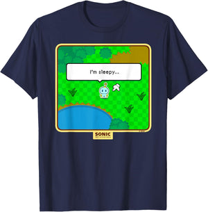 Sonic the Hedgehog Earth Day Chao Garden T-Shirt - T-Shirt | Navy