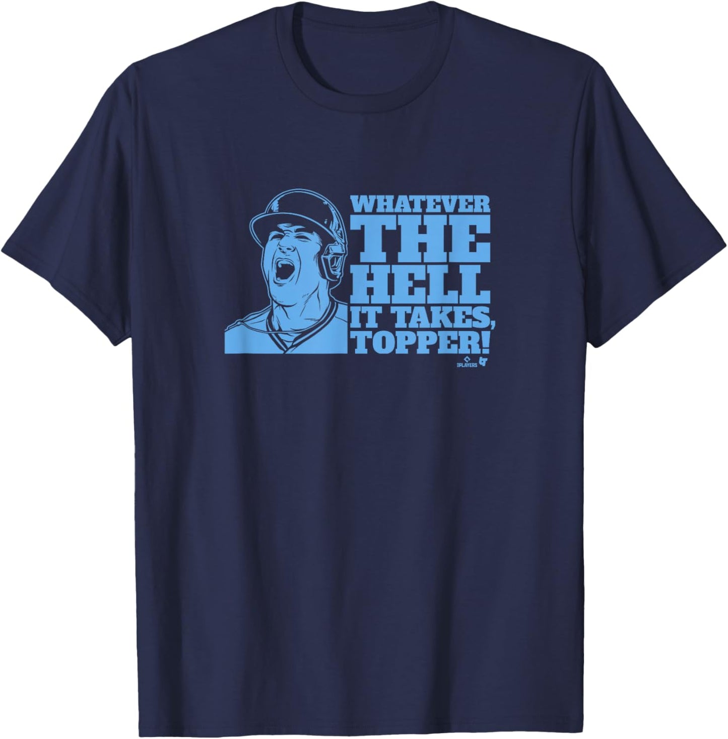 J.T. Realmuto - Whatever The Hell It Takes Topper - Philly T-Shirt - T-Shirt | Navy