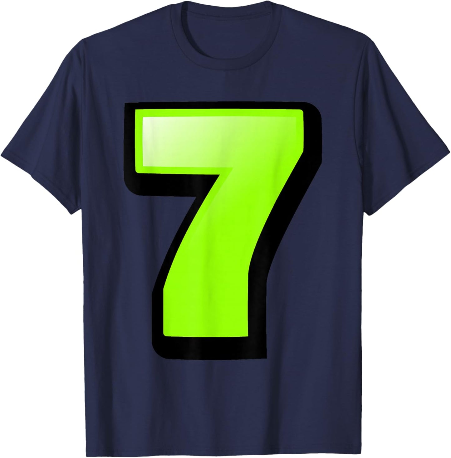 7 Number Six Seven 67 Gen Alpha Slang T Funny Meme Matching T-Shirt - T-Shirt | Navy