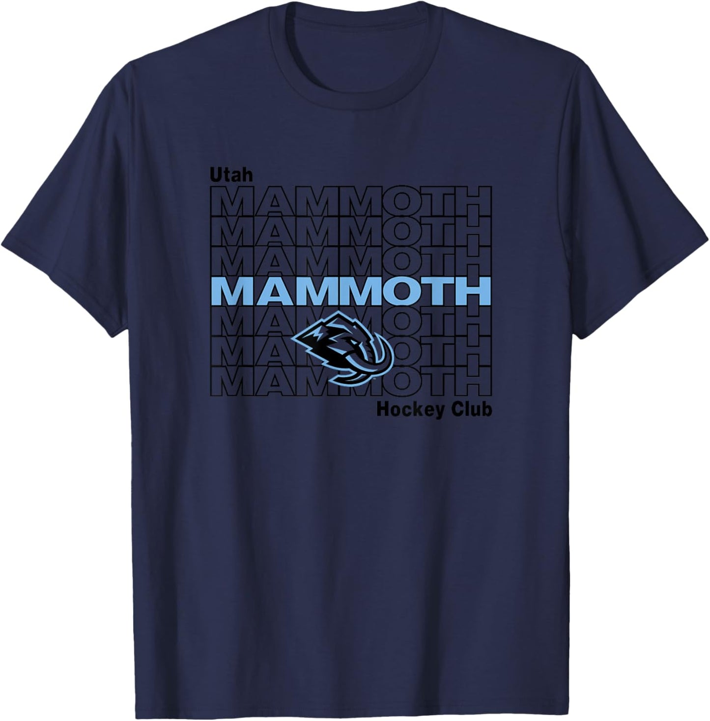 Utah Mammoth Convenience White NHL Officially Licensed T-Shirt - T-Shirt | Navy
