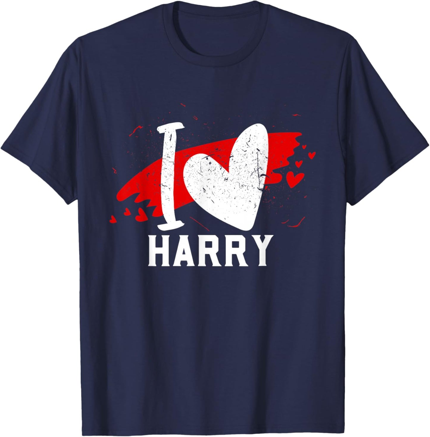 I Love Harry I Heart Harry T-Shirt - T-Shirt | Navy