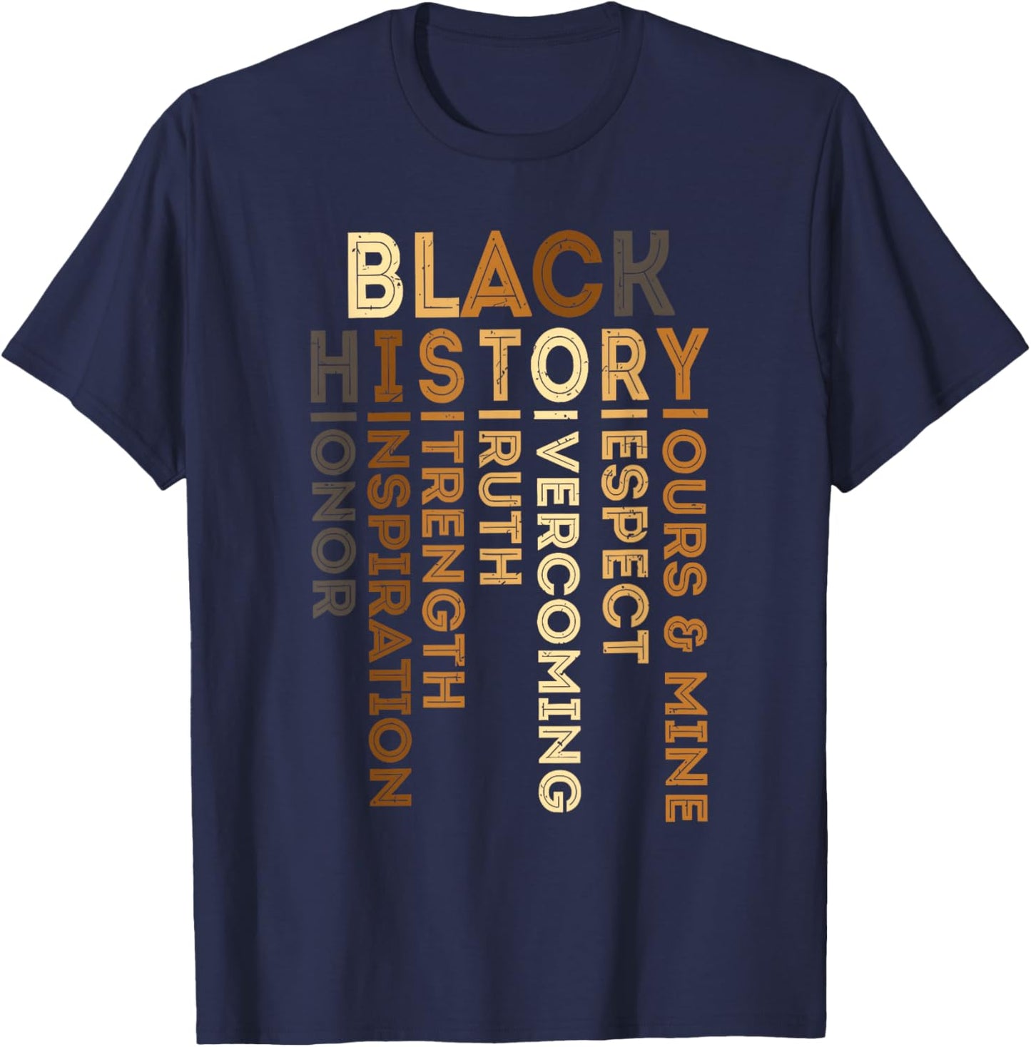 Black History Month Black Leaders African American Teachers T-Shirt - T-Shirt | Navy