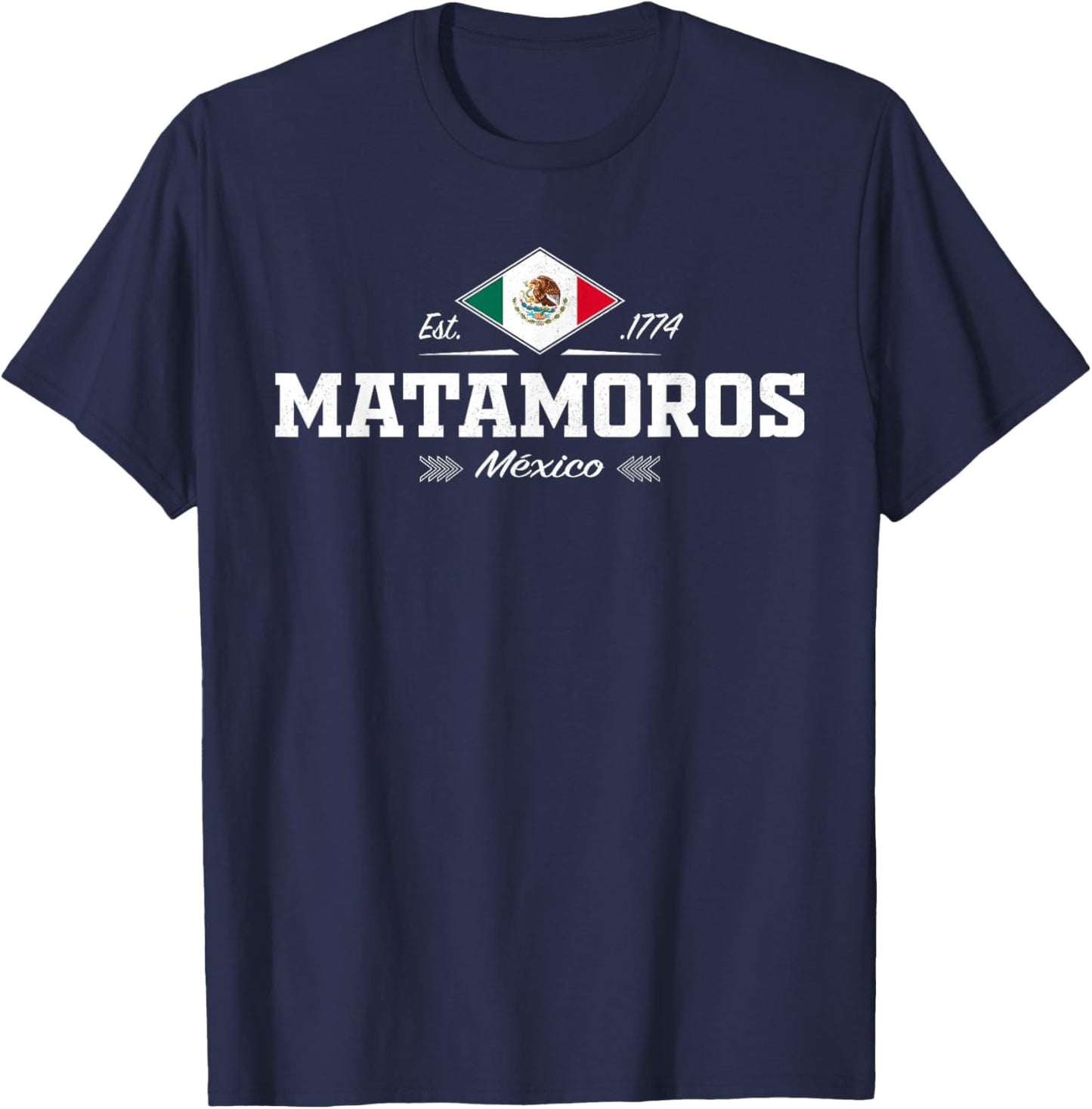 Matamoros Mexico T-Shirt - T-Shirt | Navy