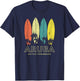 Vintage Aruba Surfboards Girls Boys Souvenir T-Shirt - T-Shirt | Navy
