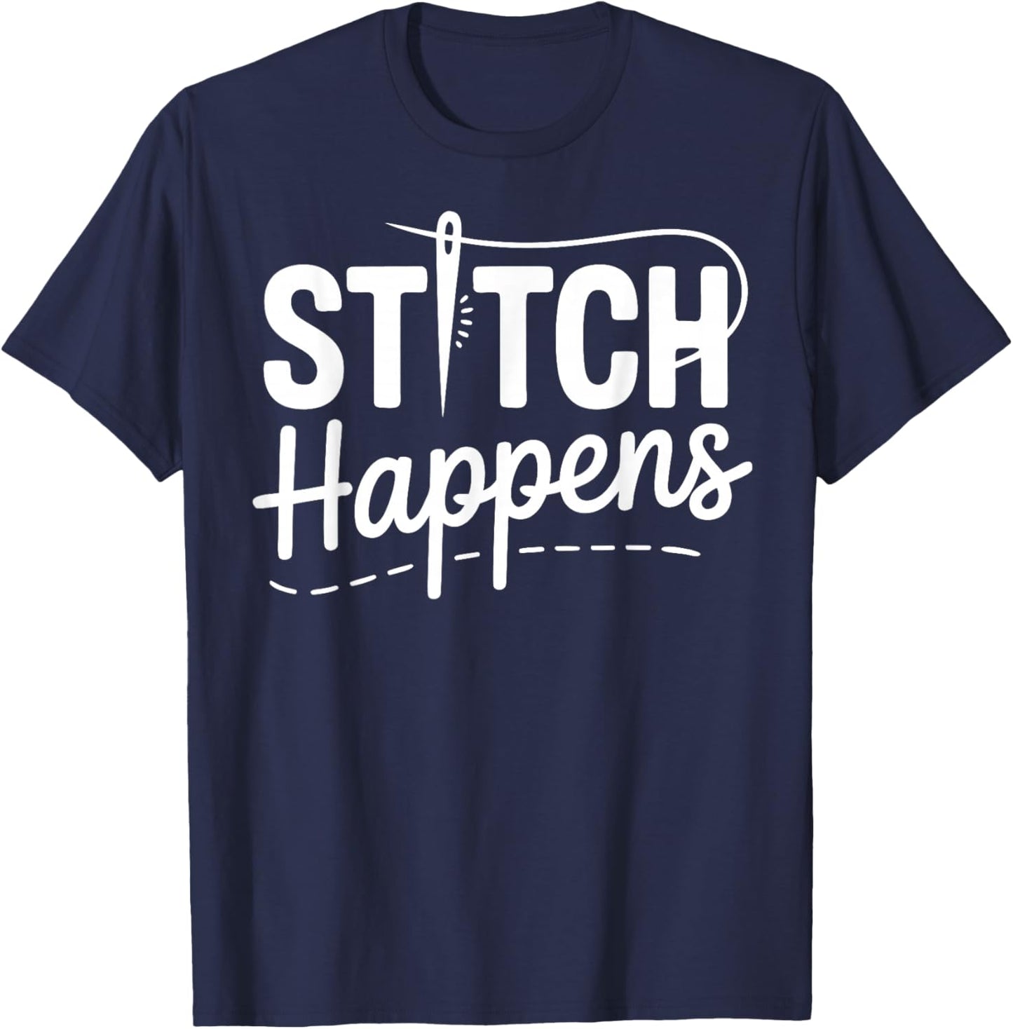 Sewing Quilting Patchwork Quilt Guild Sewist T-Shirt - T-Shirt | Navy