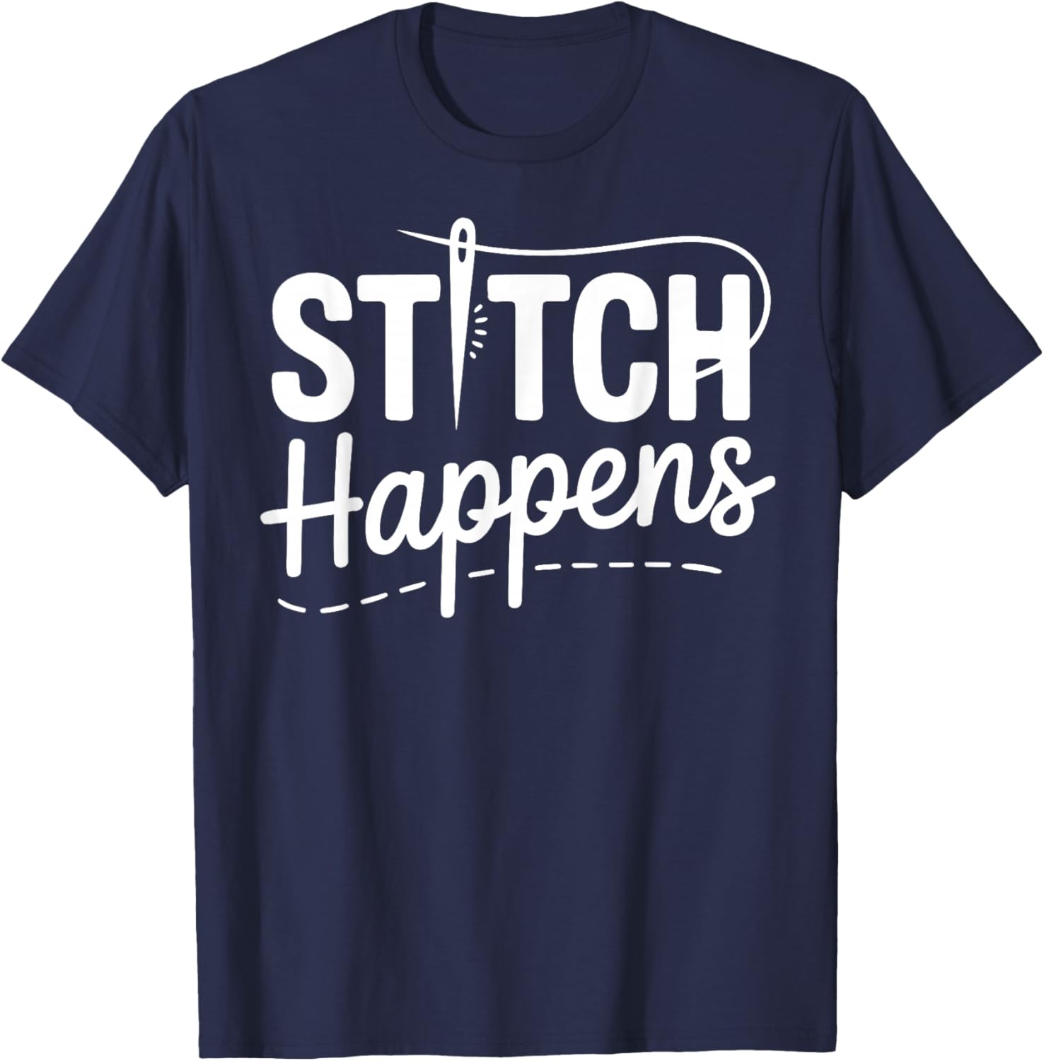 Sewing Quilting Patchwork Quilt Guild Sewist T-Shirt - T-Shirt | Navy