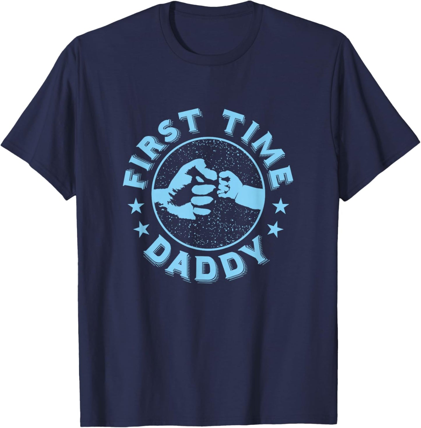 First Time Daddy Gift Baby Boy New Dad T-Shirt - T-Shirt | Navy