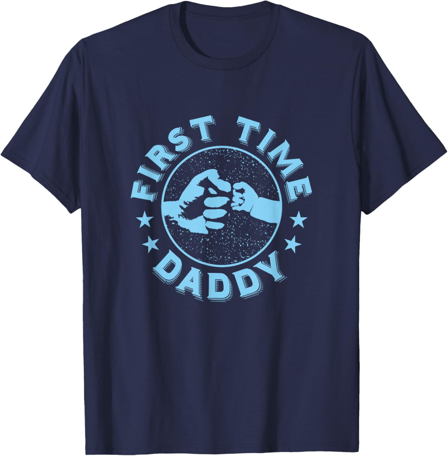 First Time Daddy Gift Baby Boy New Dad T-Shirt - T-Shirt | Navy
