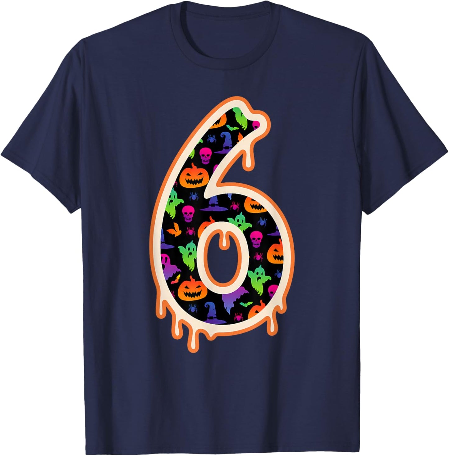 Six Seven Meme 6 7 Halloween Costume Couple Men Women T-Shirt - T-Shirt | Navy
