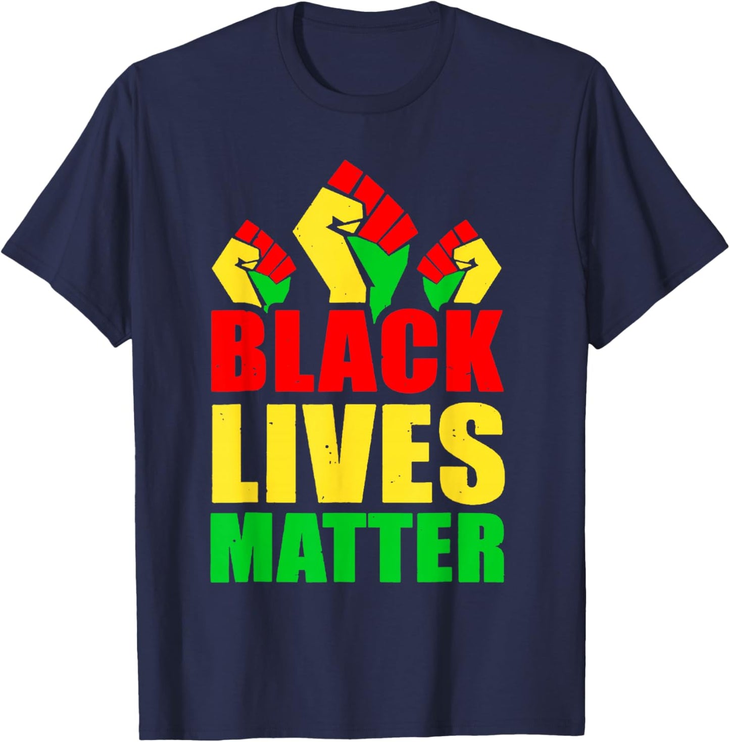 Black Lives Matter T-Shirt - T-Shirt | Navy
