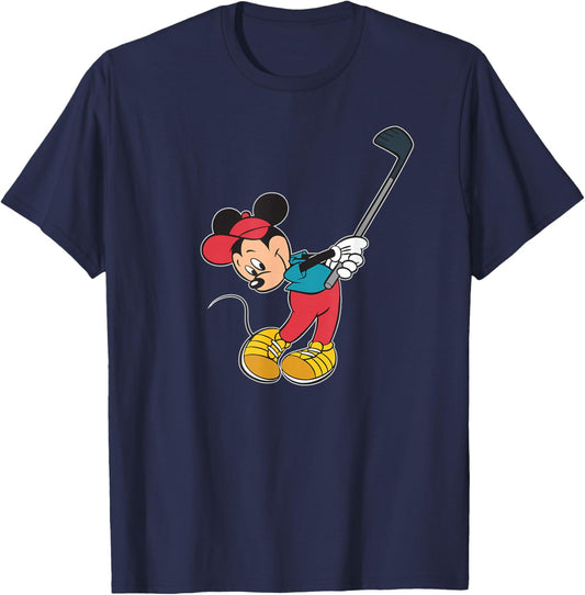 Disney Sports Golf Mickey Mouse Golfing T-Shirt - T-Shirt | Navy