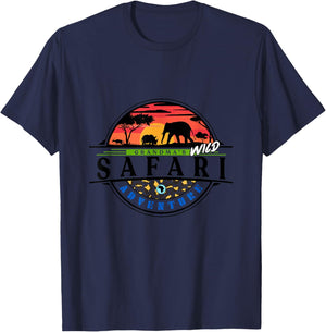 Grandma's Wild Safari Adventure T-Shirt - T-Shirt | Navy