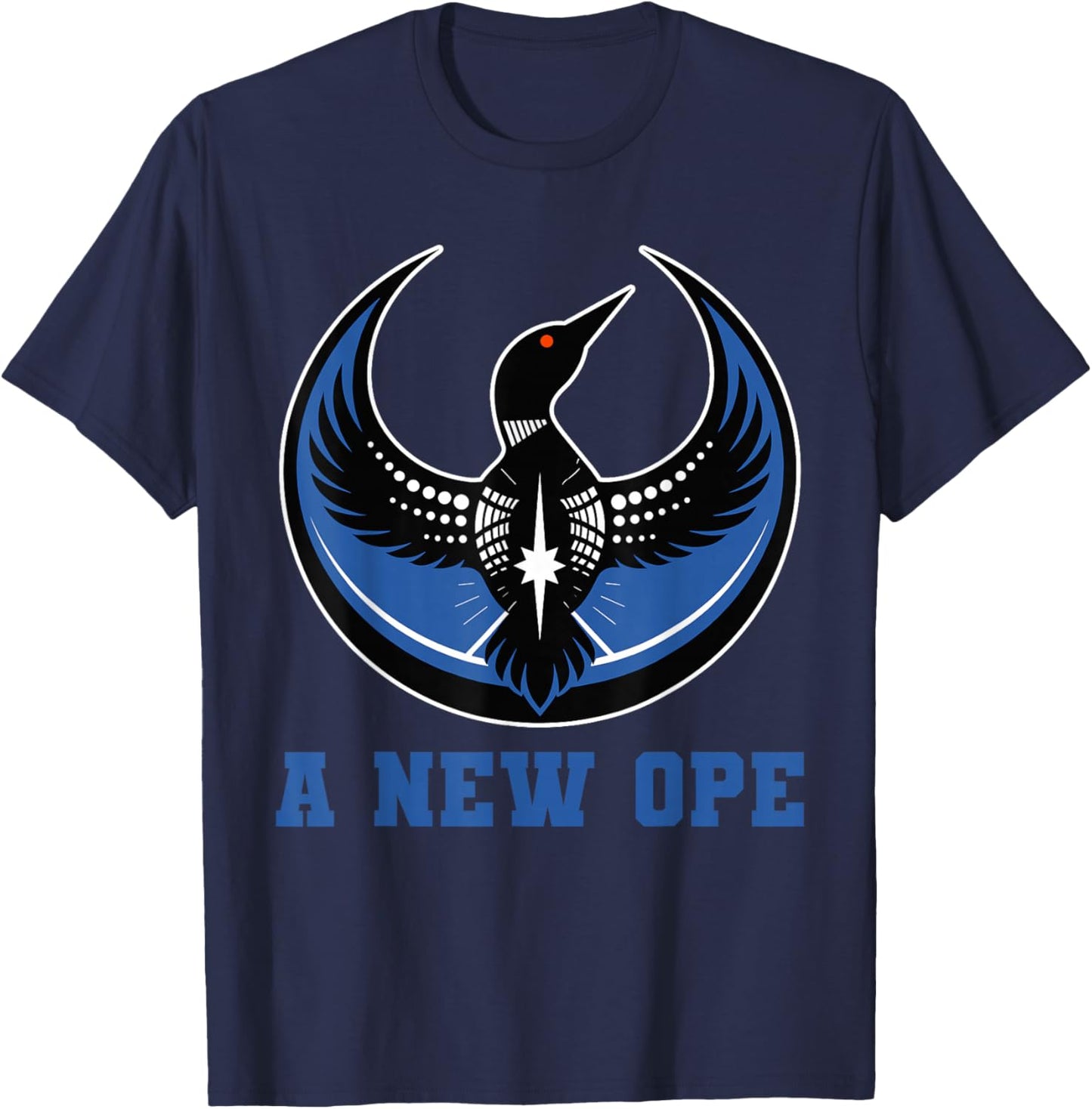 A New Ope Minnesota Rebel New State Flag T-Shirt - T-Shirt | Navy