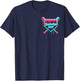 Baseball 10 Year Old Ice Cream Drip 10th Birthday Boys T-Shirt - T-Shirt | Navy