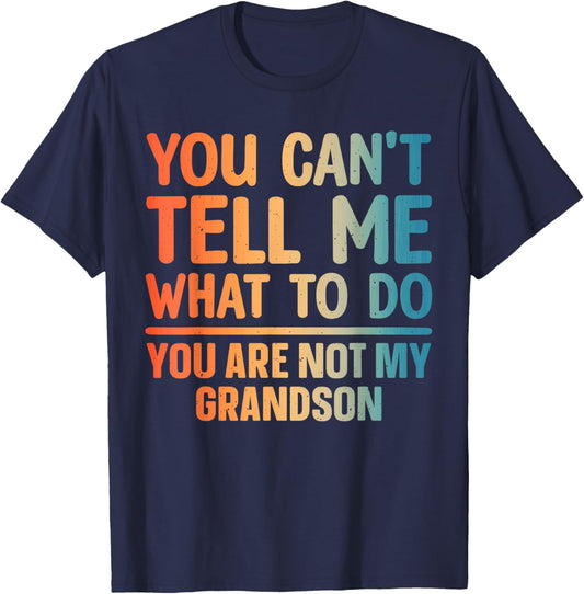Grandpa Art for Grandfather Papa Papi from Grandkids Grandpa T-Shirt - T-Shirt | Navy