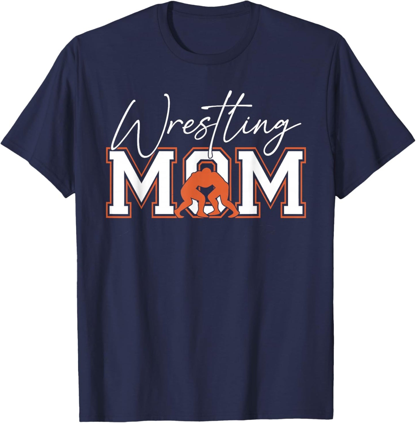 (2 Side) Wrestling Mom Mama Take Down Season Mother Wrestler T-Shirt - T-Shirt | Navy