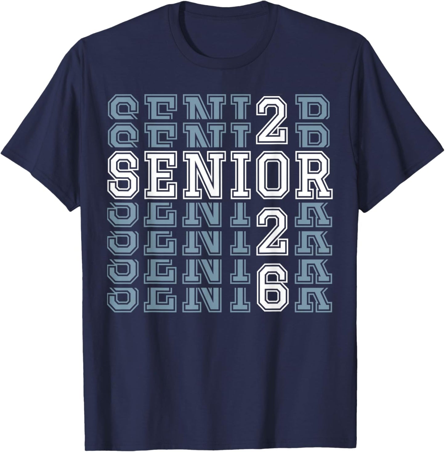 Class of 2026 Senior 2026 Graduation Decoration Men Senior T-Shirt - T-Shirt | Navy