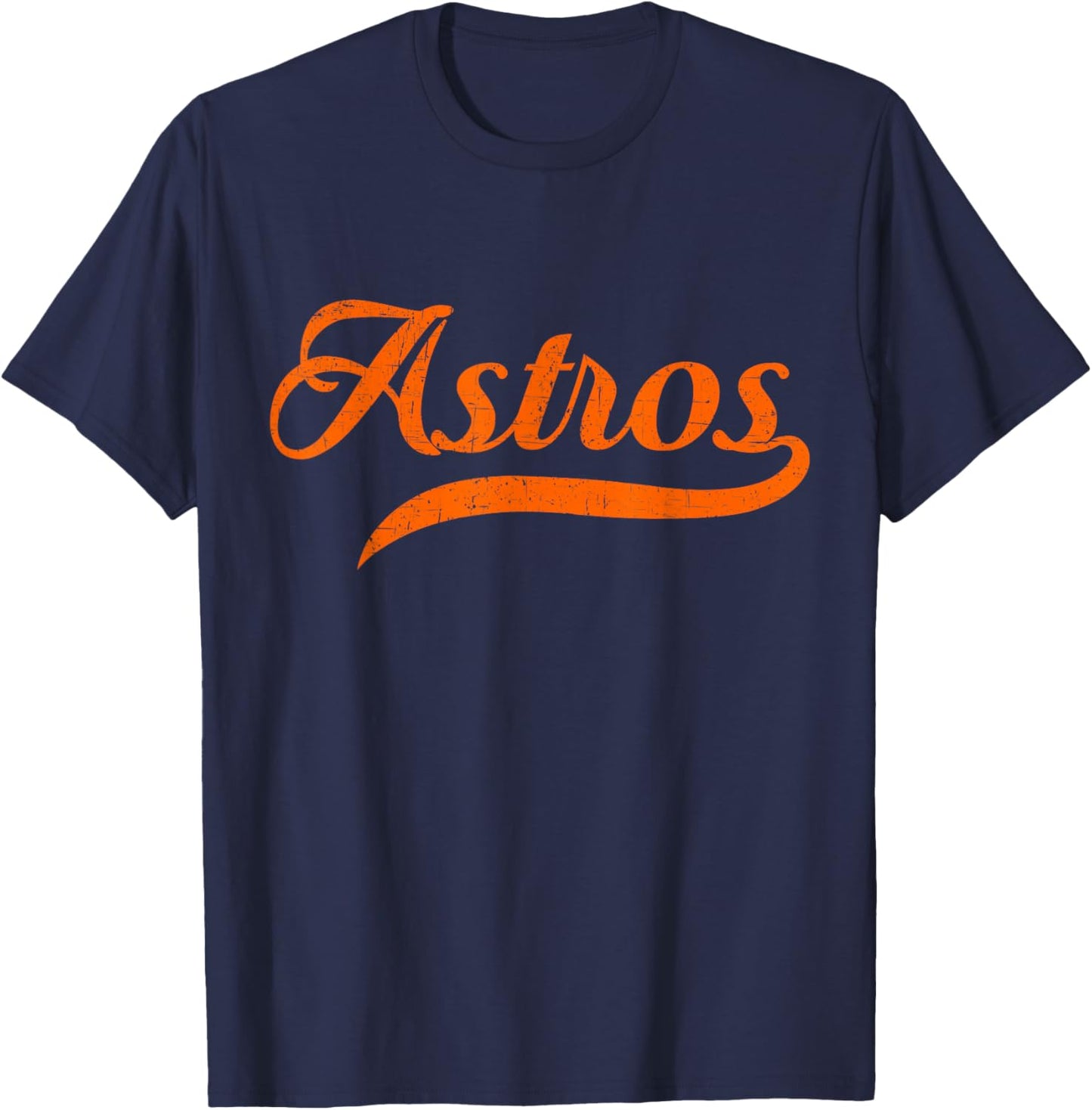Vintage Astro Retro Style 70s 80s 90s First Name T-Shirt - T-Shirt | Navy