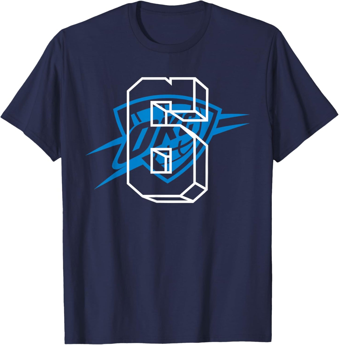 NBA Official Oklahoma City Thunder 6-7 Craze Kickout T-Shirt - T-Shirt | Navy