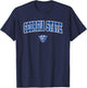 Georgia State University Panthers Arch Logo T-Shirt - T-Shirt | Navy