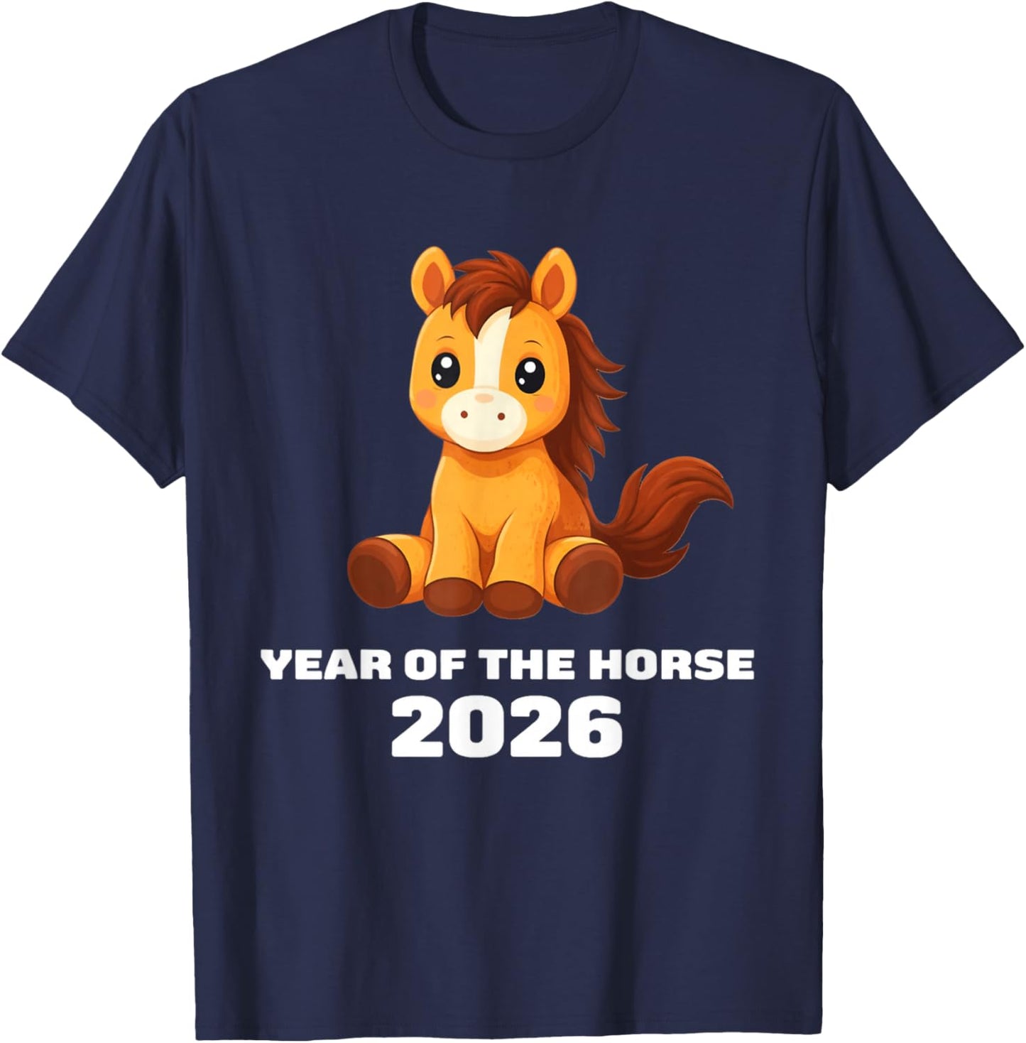 Chinese New Year 2026 Year of The Horse T-Shirt - T-Shirt | Navy
