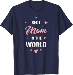 Best Mom Ever Design World's Greatest Mother Women T-Shirt - T-Shirt | Navy