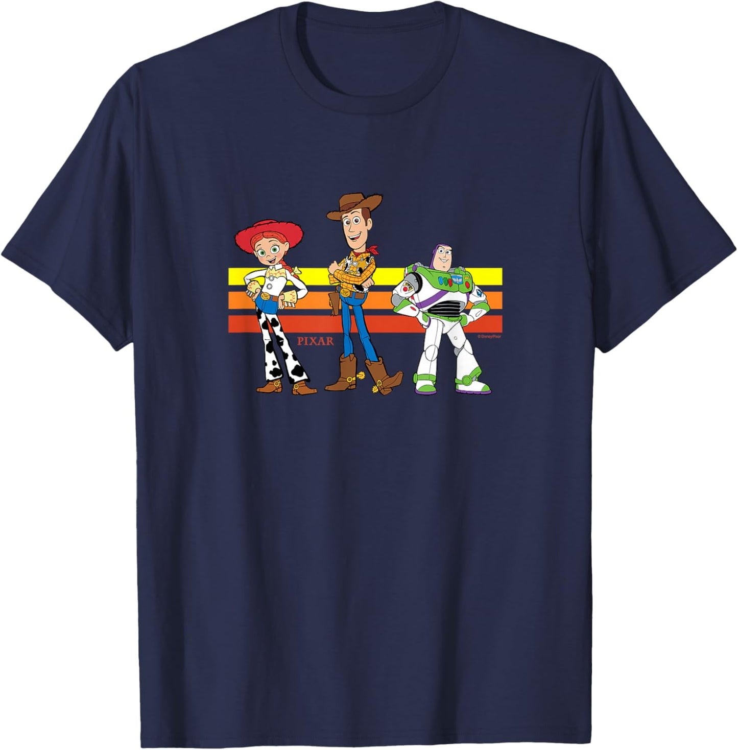 Toy Story - Woody, Buzz, and Jessie T-Shirt - T-Shirt | Navy