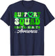 Support Squad Mental Health Awareness Green Ribbon Women T-Shirt - T-Shirt | Navy