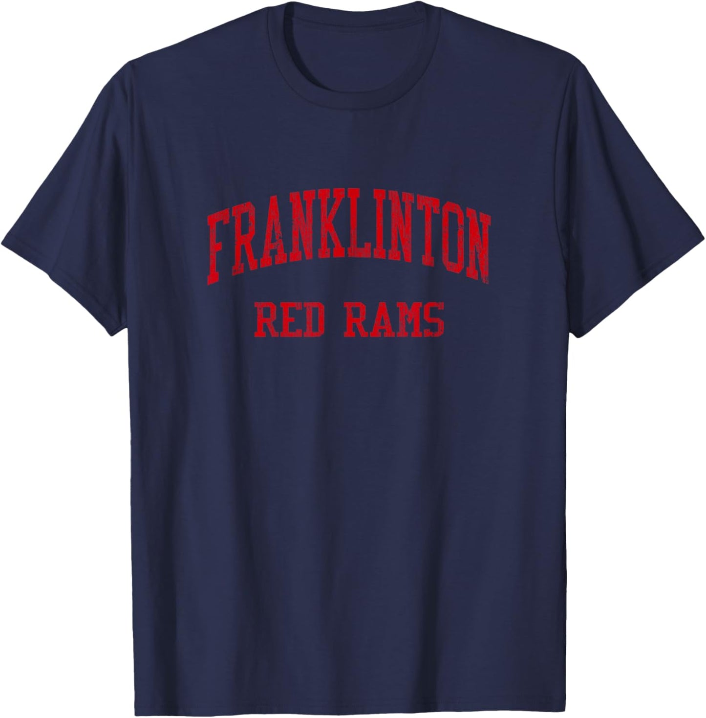 Franklinton High School HS Franklinton NC Vintage Sports T-Shirt - T-Shirt | Navy