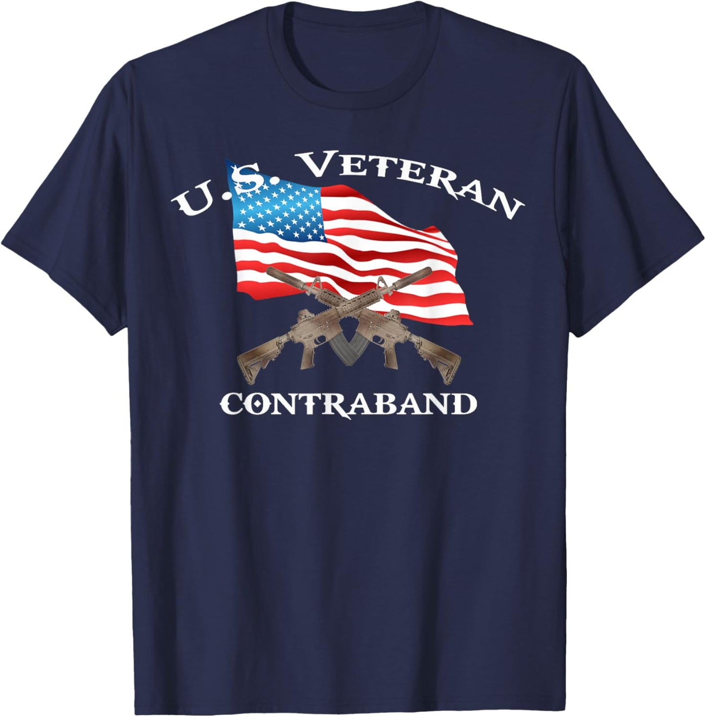 Contraband - U.S. Veteran T-Shirt - T-Shirt | Navy