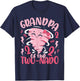 Grandpa of The Two-nado Tornado Themed 2nd Birthday Party T-Shirt - T-Shirt | Navy