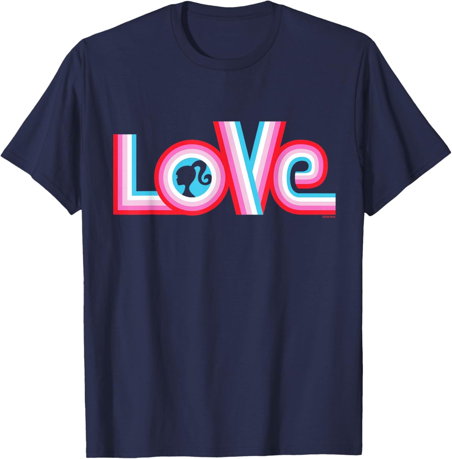 Barbie Valentine's Day Love T-Shirt - T-Shirt | Navy